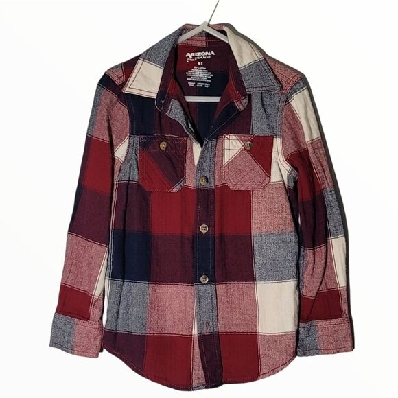 Arizona jean co. Long sleeve button down shirt size M5 - Picture 1 of 6